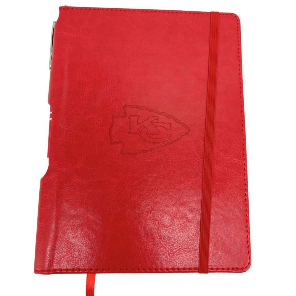 Eccolo | Kansas City Chiefs Lined Notebook | Red